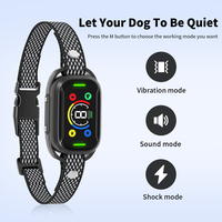 TIZE Neues Produkt Patentiertes Farbdisplay-Design Intelligentes Hunde-Gerät Vibrations-Antibell-Halsband