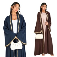 Abrigo de Chifón Reversible Minimalista para Mujer