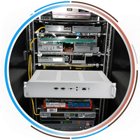 Boîtier de contrôle industriel 2U personnalisé en aluminium, avec dissipateur thermique extrudé en acier, indice de protection IP54, pour amplificateur et électronique
