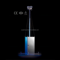 En gros SV4000 Solaire Mât Cube Boîte En Acier Inoxydable Solaire Nouvelle Boîte De Surveillance avec 6M Mât