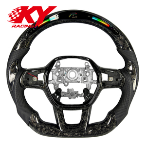 Volant en fibre de carbone forgé avec LED personnalisées pour Honda Civic Accord Sport 2021-2026 pour Acura integra A Spec/Type S - Product Image 1