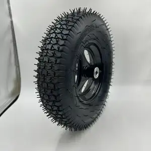工厂热销批发4.80/4.00-8独轮车轮胎轮工具车轮胎4.00-8英寸充气轮花园