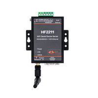 HF2211 Serveur de périphérique série WiFi Port série RS232/RS485/RS422 vers Module convertisseur Ethernet WiFi prise ue disponible