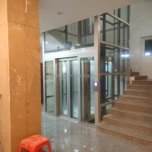 Ascenseur de luxe de portique de traction d'ascenseur de villa <span class=keywords><strong>pour</strong></span> la personnalisation à extrémité élevé avec la représentation et la stabilité élevées de sécurité - Product Image 5