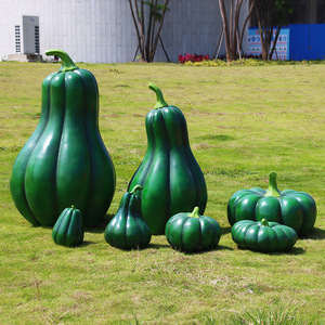 <span class=keywords><strong>Décoration</strong></span> de citrouille d'Halloween en résine géante pour extérieur, imperméable et créative - Product Image 4
