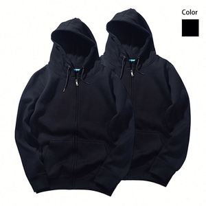 Sudaderas con capucha extragrandes de diseño de alta calidad para hombre, personalizadas al por mayor, con bordado recortado, estilo lavado para otoño - Product Image 1