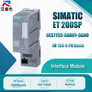 โมดูลอินเทอร์เฟซ PROFINET รุ่นใหม่เอี่ยมแท้ ET 200SP 6ES7155-6AR01-0AN0 IM 155-6 PN Basic SIMATIC et200sp 6es7155-6ar01-0an0 - Product Image 1