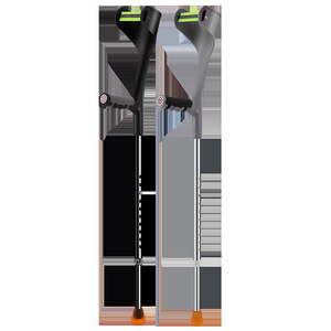 Béquille de coude Langhe en alliage d'aluminium réglable pour la rééducation et l'aide à la marche - Product Image 2