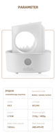 Nouveau Diffuseur d'Huiles Essentielles Portable Goutte de Pluie pour la Maison, Cadeau d'Entreprise Unique, Humidificateur d'Air pour Yoga et Relaxation, Idéal pour Chambre à Coucher et Table