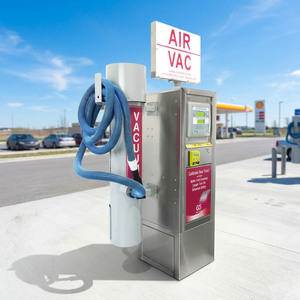 G5 5BAR Distributeurs de gonflage de pneus et aspirateurs à monnayeur en acier inoxydable pour stations-service avec moniteur de pression des pneus - Product Image 1