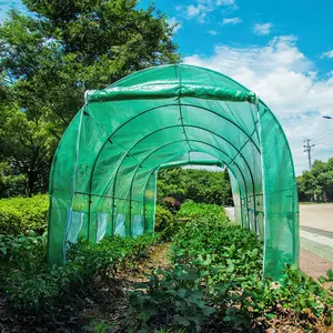 Cubiertas de PE y tubos redondos Protector UV Túnel de lámina de invernadero agrícola