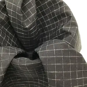 Wholesale Most Popular 93% Nylon 7% Polyester Ripstop Double-color Check Fabric For Sport Coat