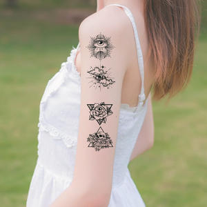 Nuevo <span class=keywords><strong>Tatuaje</strong></span> Temporal Personalizado al por Mayor, Diseño <span class=keywords><strong>de</strong></span> Flores <span class=keywords><strong>para</strong></span> Brazo, Cuello y <span class=keywords><strong>Tobillo</strong></span>, Resistente al Agua, Color Negro, Adhesivo <span class=keywords><strong>para</strong></span> Tatuajes Corporales <span class=keywords><strong>para</strong></span> <span class=keywords><strong>Mujer</strong></span> - Product Image 5