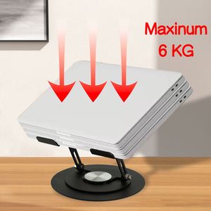 Soporte Metálico Plegable y Giratorio de 360° para Laptop, con Altura Ajustable, Base Giratoria Estable para Laptops de Menos de 17'' - Product Image 4