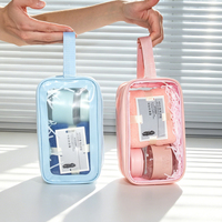 Sac de voyage cosmétique en cuir PVC fait main, étanche, durable, résistant, portable, avec fermeture éclair, idéal pour mariage – Offre Spéciale