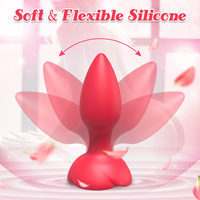 Silicone souple Vagin Anal Plug Jouet Masturbateur Télécommande Petit Anal Butt Sex Toy pour Femmes Vibrateur