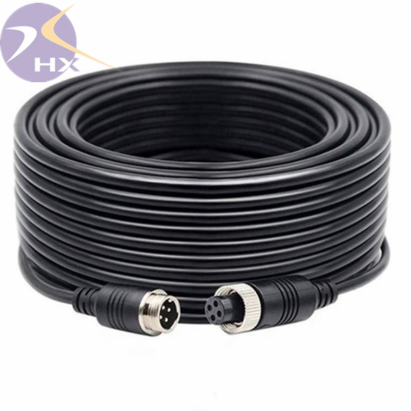 20M Extension 4 Pin Aviation Connector CCTV Backup Rear View Reverse Camera Cable Auto Electrical Cable for Car