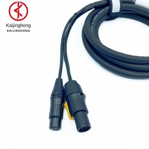 Câble <span class=keywords><strong>hybride</strong></span> professionnel OEM <span class=keywords><strong>XLR</strong></span> 3P Contrôle de la lumière Powercon True1 Câble DMX/signal/microphone - Product Image 4