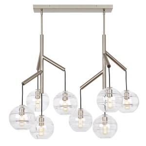 Lustre de salle à manger boule de verre moderne nordique Design de branche créative pour lampes suspendues de salon - Product Image 2