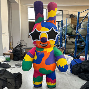 Kostum maskot beruang kekerasan tiup raksasa kustom maskotte hewan <span class=keywords><strong>Panda</strong></span> beruang Fursuit Cosplay setelan berbulu untuk dewasa - Product Image 1