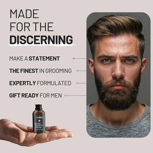 Olio per la Crescita della Barba 100% Vegano e Biologico per <span class=keywords><strong>Uomo</strong></span>, Etichetta Privata, Prodotto per la Cura Personale Maschile - Product Image 5