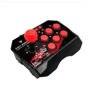 4 in 1 Retro Arcade Station For PS3/Switch USB Wired Rocker Fighting Stick Game Joystick For PC/Android TV Games Console