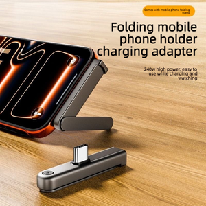 Wholesale 240W Super-<b>Fast</b> <b>Charging</b> <b>Type</b>-<b>C</b> Data <b>Cable</b> with Phone Stand and Zinc Alloy Adapter Compatible with for for - Product Image 3