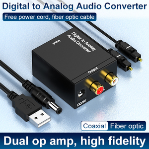 <span class=keywords><strong>Convertidor</strong></span> <span class=keywords><strong>de</strong></span> Audio Digital <span class=keywords><strong>a</strong></span> Analógico con Cable <span class=keywords><strong>de</strong></span> Alimentación USB y Cable <span class=keywords><strong>de</strong></span> <span class=keywords><strong>Fibra</strong></span> <span class=keywords><strong>Óptica</strong></span> Incluidos, <span class=keywords><strong>Convertidor</strong></span> <span class=keywords><strong>de</strong></span> Audio y Video <span class=keywords><strong>Coaxial</strong></span>, Divisor <span class=keywords><strong>de</strong></span> Audio - Product Image 2