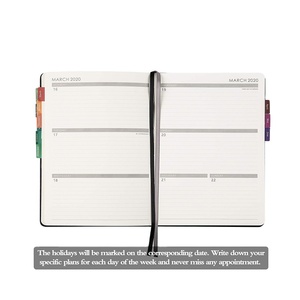 Settimanale Mensile Custom Design Agenda Organizer Planner Notebook - Product Image 3