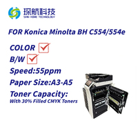 Photocopieur A3 à haut volume reconditionné Konica Minolta Bizhub C454e C554e à faible consommation d'encre pour bureaux de graphisme