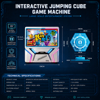 Sistema de Juego Interactivo con Sensor de Movimiento para Interiores, con Luces LED, para Gimnasios y Áreas de Juego Juveniles, Personalizable