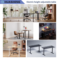 Meilleures ventes : Nouveau cadre de bureau assis-debout ergonomique réglable à 2 pieds, double moteur, hauteur de 730 à 1210 mm