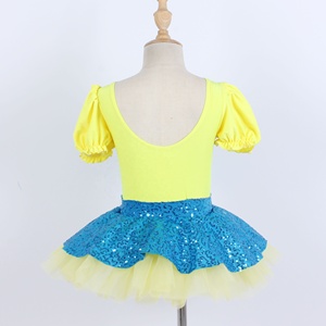 ชุดการแสดงมินเนียนสำหรับเด็กผู้หญิง ชุดเต้นบัลเลต์น่ารัก ประดับเลื่อมวิบวับ ชุดเดรสสำหรับงานปาร์ตี้ - Product Image 3