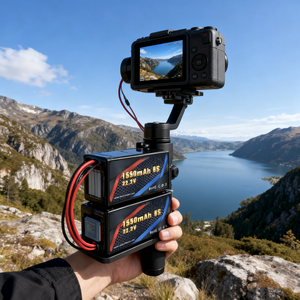 高碳率脂肪电池原始设备制造商1100毫安时1350毫安时1550毫安时XT60无人机Fpv无人机配件圆柱形锂离子电池 - Product Image 2