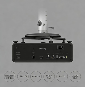 โปรเจคเตอร์ <span class=keywords><strong>BenQ</strong></span> AH700ST 1080P 4000 ลูเมนส์ เลเซอร์โปรเจคชั่น ชิปขนาดใหญ่ 0.65 นิ้ว ระยะฉายสั้น HDR Pro มอเตอร์ในตัว สำหรับโฮมเธียเตอร์ - Product Image 3