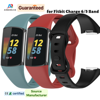 Bracelets en silicone souple pour montre connectée Fitbit Charge 6 5, bracelet de remplacement, bracelet de sport, accessoires Correa