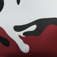 Filets de camouflage rouges personnalisés pour décoration extérieure, filet pare-soleil