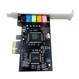 Carte son interne PCI Express CMI8738, audio stéréo à 2 canaux avec prise en charge de la réverbération pour ordinateur de bureau Win7 - Product Image 4