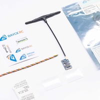Récepteur Nano BAYCKRC ELRS 2.4G PA+LNA 100mW avec Télémétrie et Protocole CRSF, Mini RX Longue Portée pour Drone FPV Whoop Cinewhoop