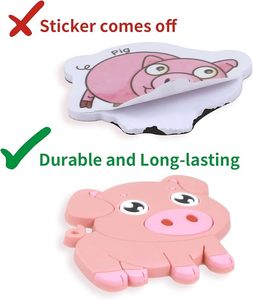 Décoration de maison autocollants magnétiques jouets enfant en bas âge Souvenir Zoo Animal magnétique dessin animé PVC aimants pour réfrigérateur aimants pour réfrigérateur - Product Image 2