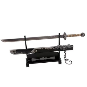 <span class=keywords><strong>Espada</strong></span> Han Antigua China, Qin Shi Huang Ruyi Yue Wang, 12 cm, Adorno de Arma Pequeña, Llavero de Estilo Chino - Product Image 5