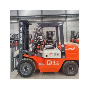 New arrival best prices deli electric rough terrain forklift self weight 3.5t rated lifting overall dimension
