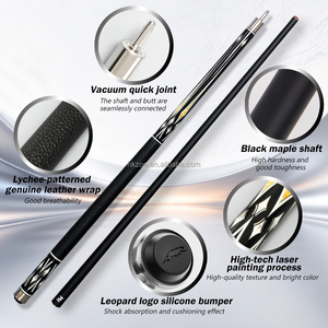 PREOAIDR Taco de Billar de Fibra de Carbono de 2 Piezas, 58 Pulgadas, Eje de Arce, Junta de Latón, Taco de Billar Profesional Duradero para Snooker y Pool - Product Image 3