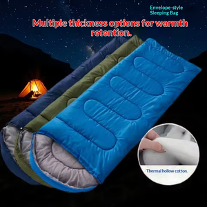 Sac de couchage individuel portable GHealth 2026 de luxe, durable, en polyester, type enveloppe, pour camping extérieur, hiver et automne, résistant au froid et chaud - Product Image 6