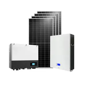 Komplettes 3000w 4000w 5000w Solar System Kit Hybrid 5KVA Solar Panel Kit für den Heimgebrauch