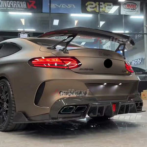 Parachoques trasero de fibra de carbono estilo IMP para Merceder Benz W205 <span class=keywords><strong>AMG</strong></span> C43 <span class=keywords><strong>C63s</strong></span> <span class=keywords><strong>Coupe</strong></span> 2015-2021 Kit de cuerpo de difusor de parachoques trasero de carbono - Product Image 3