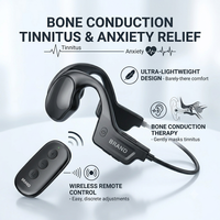 Masseur d'oreille intelligent portable pour la thérapie des acouphènes, l'amélioration du sommeil et le soulagement du stress avec fonction de télécommande pour la relaxation