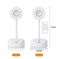 3CCT Lampe murale à détecteur de mouvement intérieur intelligent et rechargeable réglable