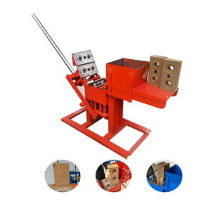 Máy ép khối bê tông đất sét thủ công hiệu quả cao cho các khu vực hạn chế năng lượng máy móc làm gạch - Product Image 1