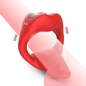 cock ring tongue vibrator delay penis